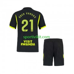 Completo da calcio Bambini Atlético Madrid Obed Vargas 21 Maglia Seconda 2026-2027 Manica Corta