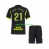 Completo da calcio Bambini Atlético Madrid Obed Vargas 21 Maglia Seconda 2026-2027 Manica Corta