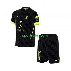 Completo da calcio Bambini Atlético Madrid Obed Vargas 21 Maglia Seconda 2026-2027 Manica Corta