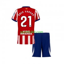 Completo da calcio Bambini Atlético Madrid Obed Vargas 21 Maglia Prima 2026-2027 Manica Corta
