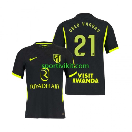 Atlético Madrid Obed Vargas 21 Uomo Maglia Seconda 2026-2027 Manica Corta