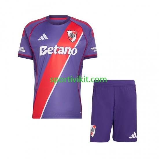 Completo da calcio Bambini CA River Plate Maglia Terza 2026-2027 Manica Corta