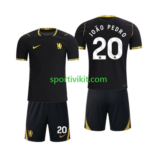 Completo da calcio Bambini Chlesea Joao Pedro 20 Maglia Seconda 2026-2027 Manica Corta