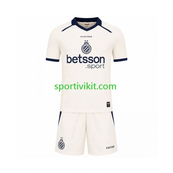 Completo da calcio Bambini Club Brugge Maglia Seconda 2026-2027 Manica Corta