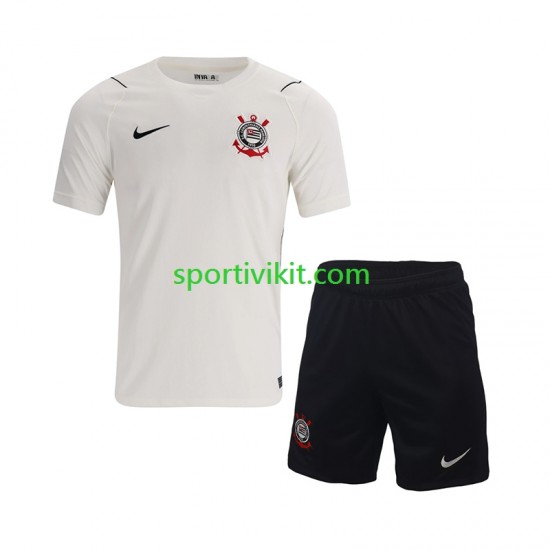 Completo da calcio Bambini Corinthians Maglia Prima 2026-2027 Manica Corta