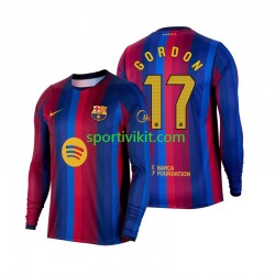FC Barcelona Anthony Gordon 17 Uomo Maglia Prima 2026-2027 Manica Lunga
