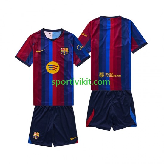 Completo da calcio Bambini FC Barcelona Maglia Prima 2026-2027 Manica Corta