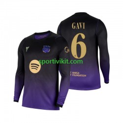 FC Barcelona Gavi 6 Uomo Maglia Seconda 2026-2027 Manica Lunga