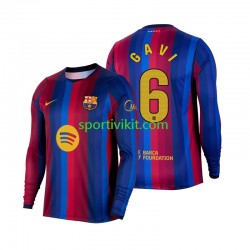 FC Barcelona Gavi 6 Uomo Maglia Prima 2026-2027 Manica Lunga