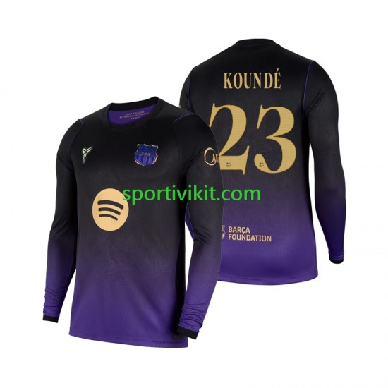 FC Barcelona Jules Kounde 23 Uomo Maglia Seconda 2026-2027 Manica Lunga