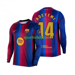 FC Barcelona Karim Adeyemi 14 Uomo Maglia Prima 2026-2027 Manica Lunga