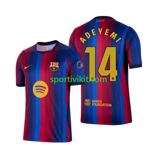 FC Barcelona Karim Adeyemi 14 Uomo Maglia Prima 2026-2027 Manica Corta