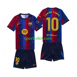 Completo da calcio Bambini FC Barcelona Lamine Yamal 10 Maglia Prima 2026-2027 Manica Corta