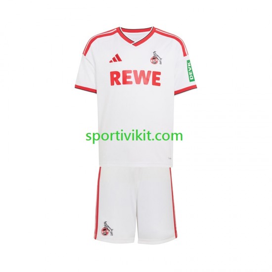 Completo da calcio Bambini FC Köln Maglia Prima 2026-2027 Manica Corta