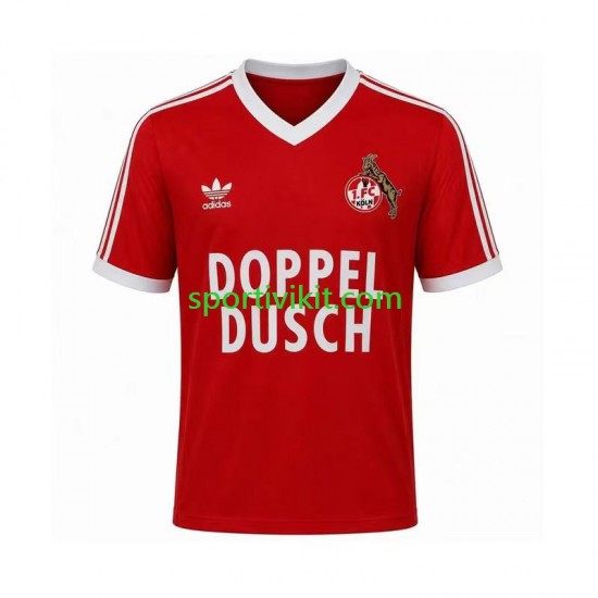 FC Köln Retro 1984 1985 Uomo Maglia Seconda Manica Corta
