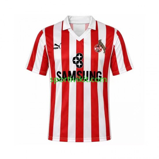 FC Köln Retro 1988 1989 Uomo Maglia Terza Manica Corta
