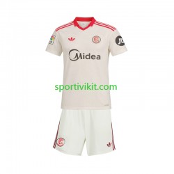Completo da calcio Bambini Sevilla FC Retro Maglia Prima 2025-2026 Manica Corta