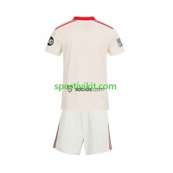 Completo da calcio Bambini Sevilla FC Retro Maglia Prima 2025-2026 Manica Corta