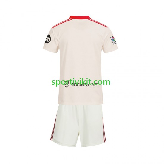 Completo da calcio Bambini Sevilla FC Retro Maglia Prima 2025-2026 Manica Corta