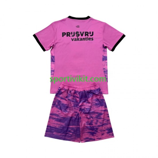Completo da calcio Bambini Feyenoord Rotterdam Portiere Maglia Terza 2026-2027 Manica Corta