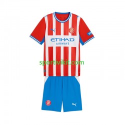 Completo da calcio Bambini Girona Maglia Prima 2026-2027 Manica Corta