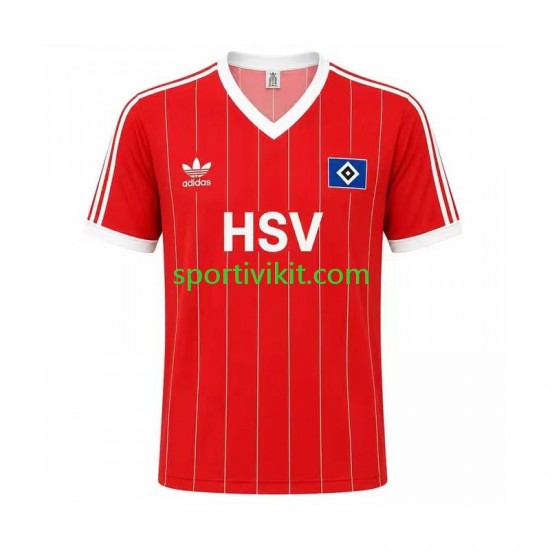 Hamburger SV Retro 1983 Uomo Maglia Seconda Manica Corta