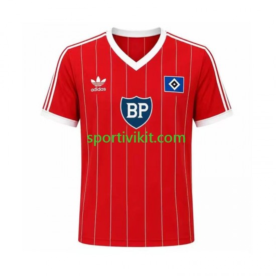 Hamburger SV Retro 1984 Uomo Maglia Seconda Manica Corta