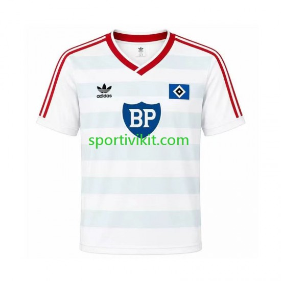 Hamburger SV Retro 1986 Uomo Maglia Seconda Manica Corta