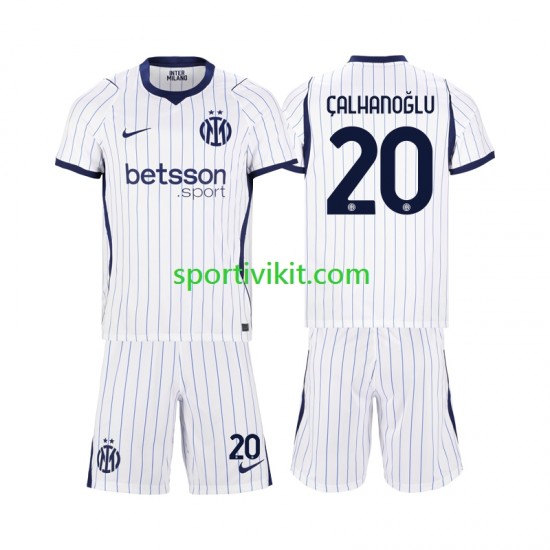 Completo da calcio Bambini Inter Milan Hakan Calhanoglu 20 Maglia Seconda 2026-2027 Manica Corta