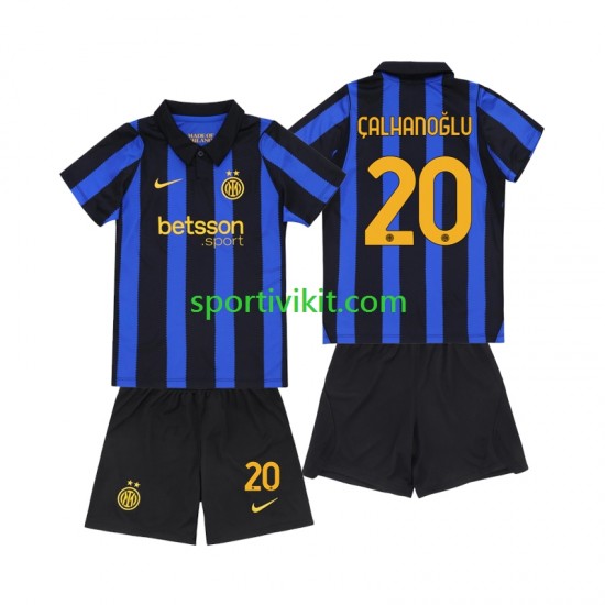 Completo da calcio Bambini Inter Milan Hakan Calhanoglu 20 Maglia Prima 2026-2027 Manica Corta