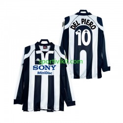 Juventus DEL PIERO 10 Retro 1997 1998 Uomo Maglia Prima Manica Lunga
