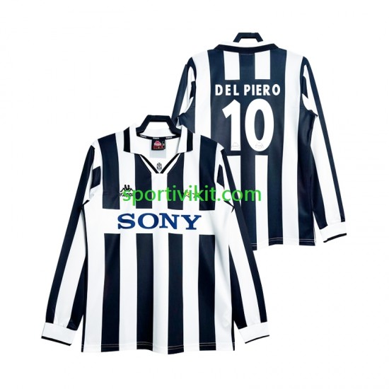 Juventus DEL PIERO 10 Retro 1997 Uomo Maglia Prima Manica Lunga