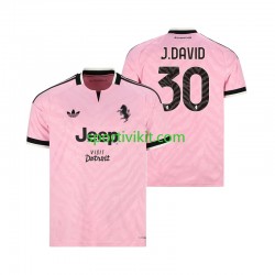 Juventus Jonathan David 30 Uomo Maglia Seconda 2026-2027 Manica Corta