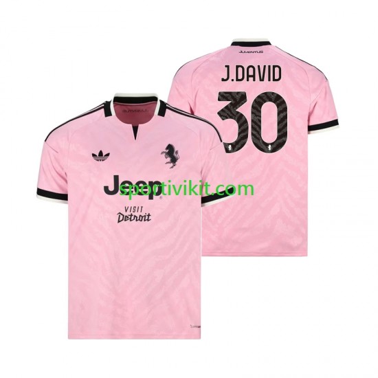 Juventus Jonathan David 30 Uomo Maglia Seconda 2026-2027 Manica Corta