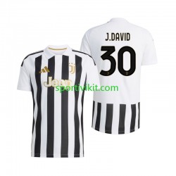 Juventus Jonathan David 30 Uomo Maglia Prima 2026-2027 Manica Corta