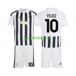 Completo da calcio Bambini Juventus Kenan Yildiz 10 Maglia Prima 2026-2027 Manica Corta