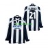 Juventus ZIDANE 21 Retro 1997 1998 Uomo Maglia Prima Manica Lunga