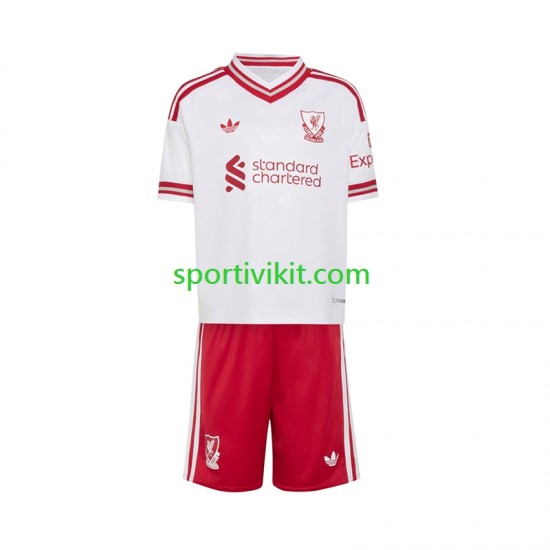 Completo da calcio Bambini Liverpool Maglia Seconda 2026-2027 Manica Corta