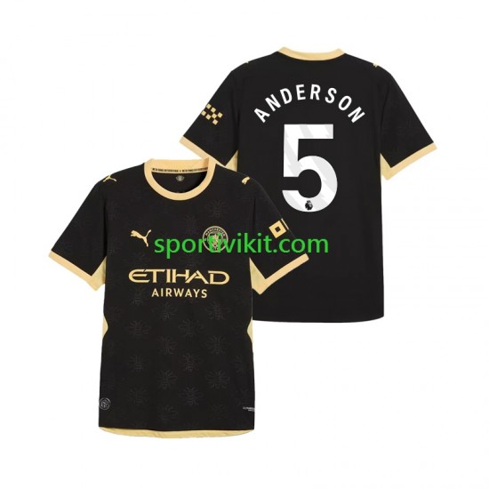 Manchester City Elliot Anderson 5 Uomo Maglia Seconda 2026-2027 Manica Corta
