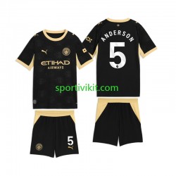 Completo da calcio Bambini Manchester City Elliot Anderson 5 Maglia Seconda 2026-2027 Manica Corta