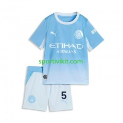 Completo da calcio Bambini Manchester City Elliot Anderson 5 Maglia Prima 2026-2027 Manica Corta