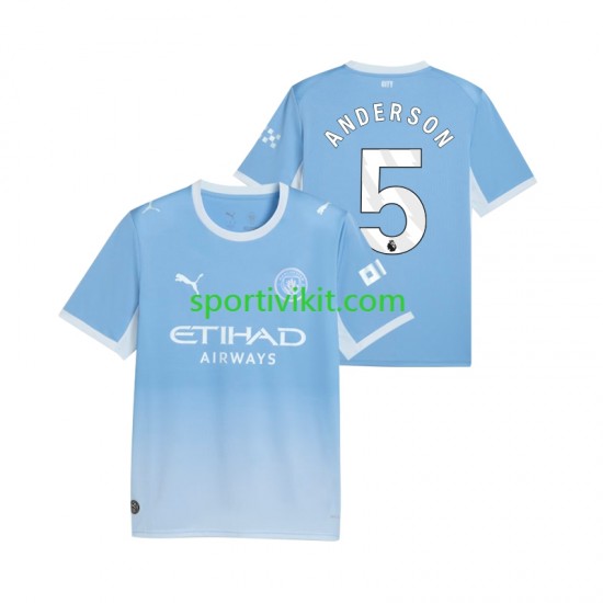 Manchester City Elliot Anderson 5 Uomo Maglia Prima 2026-2027 Manica Corta