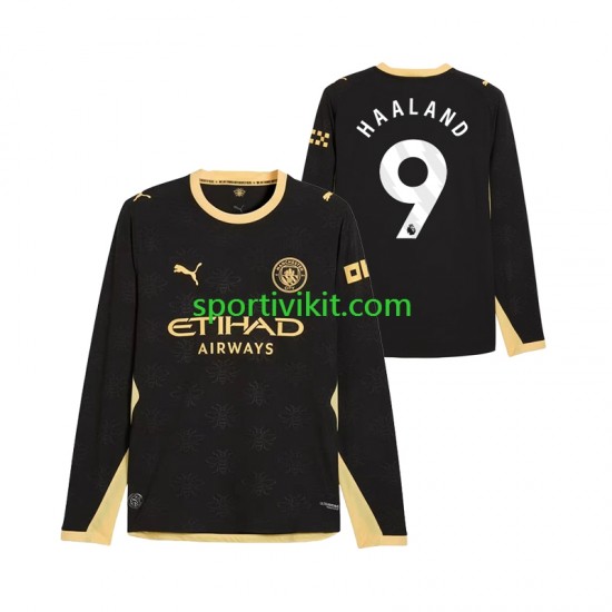 Manchester City Erling Haaland 9 Uomo Maglia Seconda 2026-2027 Manica Lunga