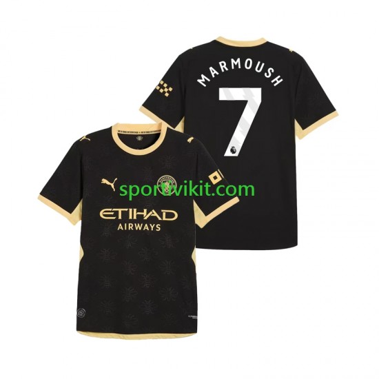 Manchester City Omar Marmoush 7 Uomo Maglia Seconda 2026-2027 Manica Corta