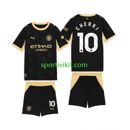 Completo da calcio Bambini Manchester City Rayan Cherki 10 Maglia Seconda 2026-2027 Manica Corta