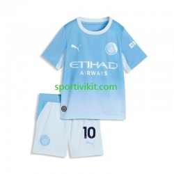 Completo da calcio Bambini Manchester City Rayan Cherki 10 Maglia Prima 2026-2027 Manica Corta