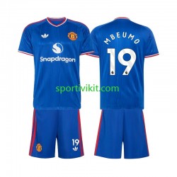 Completo da calcio Bambini Manchester United Bryan Mbeumo 19 Maglia Seconda 2026-2027 Manica Corta