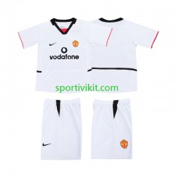 Completo da calcio Bambini Manchester United Football Shirt 2002 2003 Seconda Manica Corta