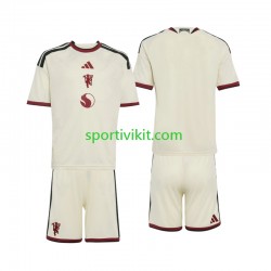 Completo da calcio Bambini Manchester United Maglia Terza 2026-2027 Manica Corta