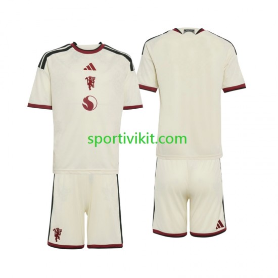 Completo da calcio Bambini Manchester United Maglia Terza 2026-2027 Manica Corta